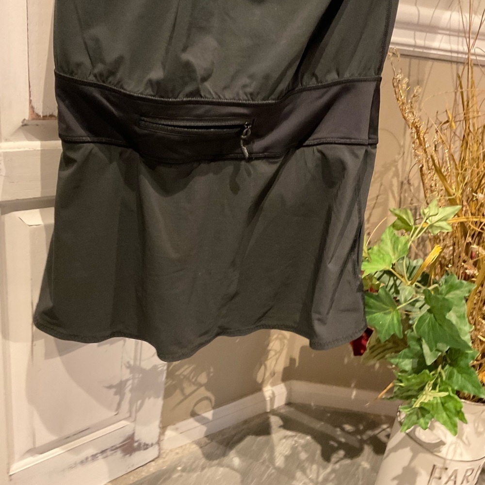 Lululemon Workout Sports Shorts Romper Solid Black Size 4 - Picture 5 of 7